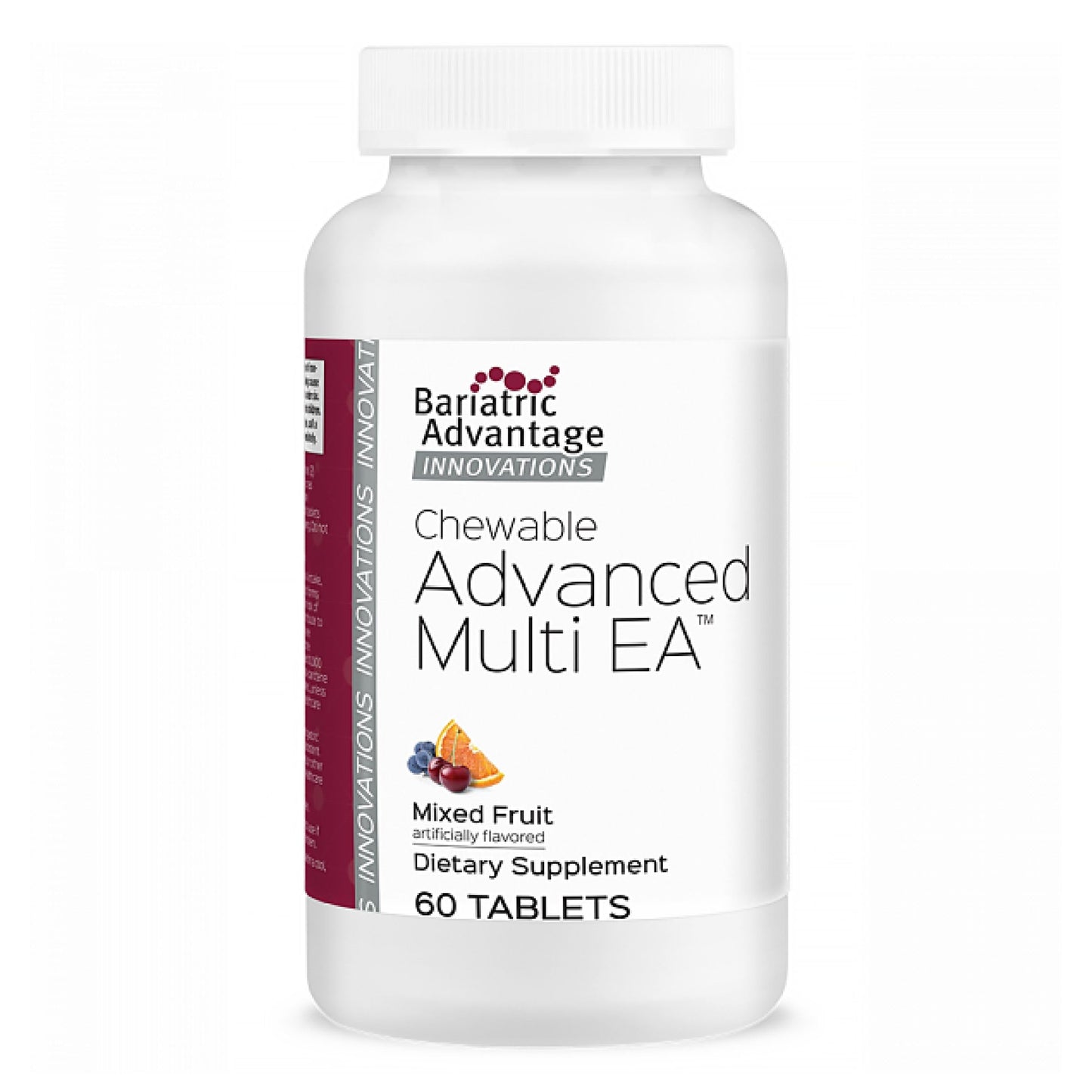 Bariatric Advantage Chewable Advanced Multi EA – High Potency Bariatric Multivitamin, Mixed Fruit, 60 Count