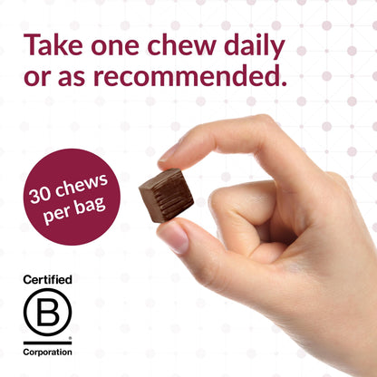 Bariatric Advantage Iron Chewy Bite Chocolate Raspberry Truffle (30 mg Iron, 60 mg Vitamin C) 30 Count (Pack of 2)