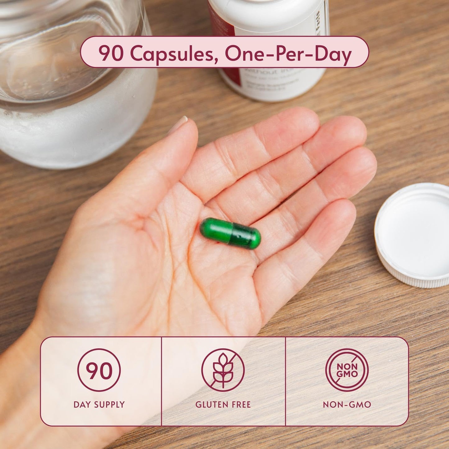 Bariatric Advantage Ultra Solo with Iron – Once-Daily Bariatric Multivitamin (Gluten Free) – 90 Capsules