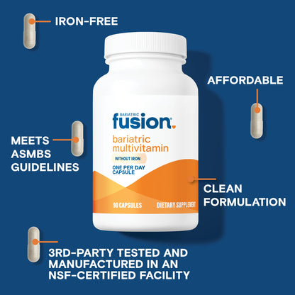 Bariatric Fusion Bariatric Multivitamin Without Iron | 1 Per Day