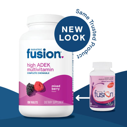 Bariatric Fusion Chewable Multivitamin – High ADEK for Duodenal Switch | Mixed Berry Flavor