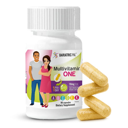 BariatricPal Multivitamin ONE — 1 Daily Capsule with 18 mg Iron | 90 Count
