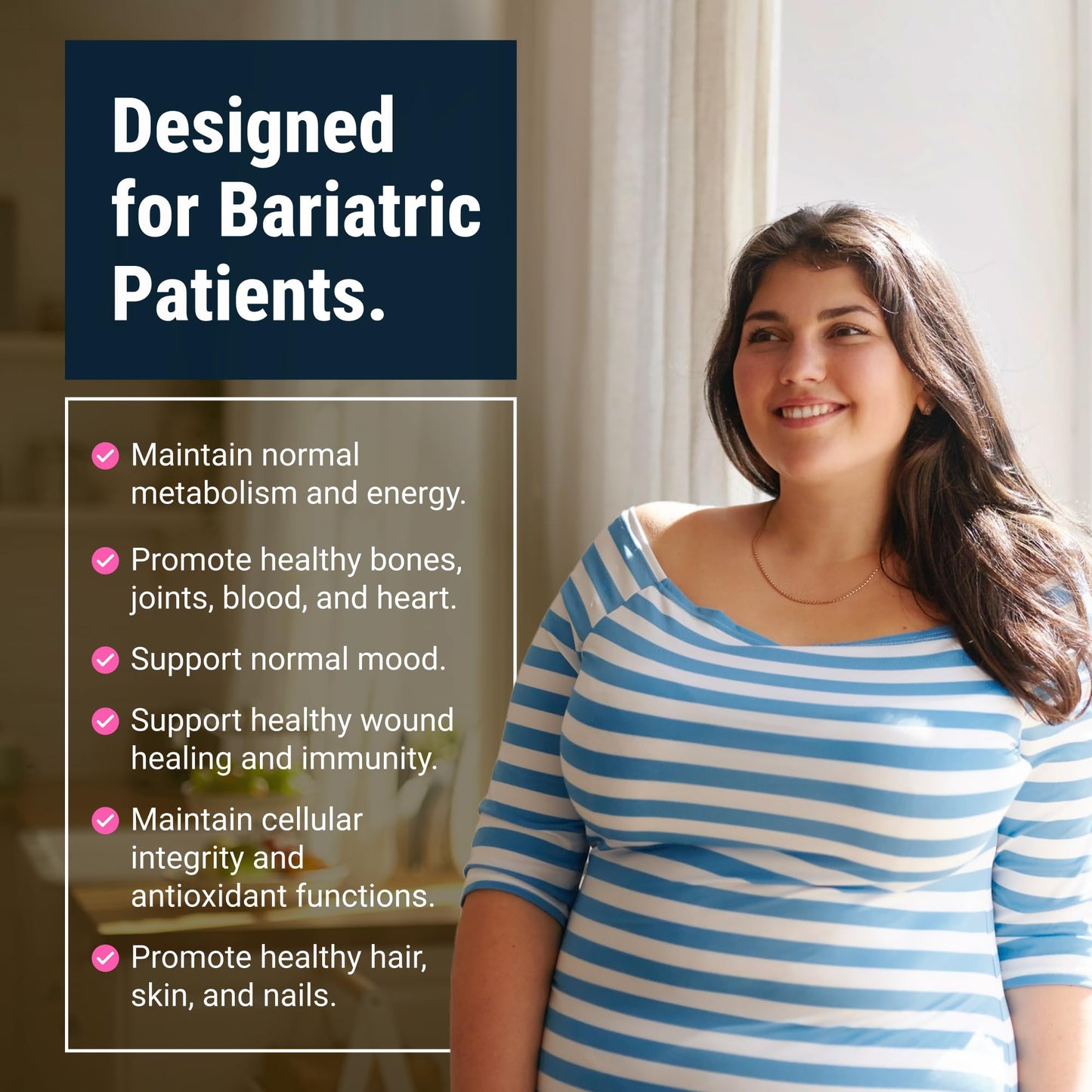 BariatricPal Multivitamin ONE – 1 Daily Capsule with 45 mg Iron | 90 Count