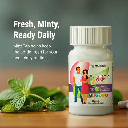 BariatricPal Multivitamin ONE – 1 Daily Capsule with 45 mg Iron | 90 Count
