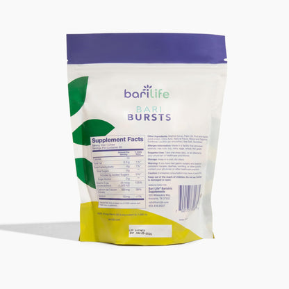 Bari Life BariBurst Calcium Citrate Chews – 1000 IU Vitamin D3, Lemon Lime