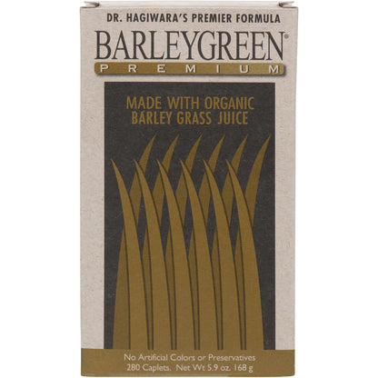 BARLEYGREEN Dr. Hagiwara's Original Premium with Kelp – Organic Barley Grass Juice Powder, 8.5 oz (240 g), 40 Servings