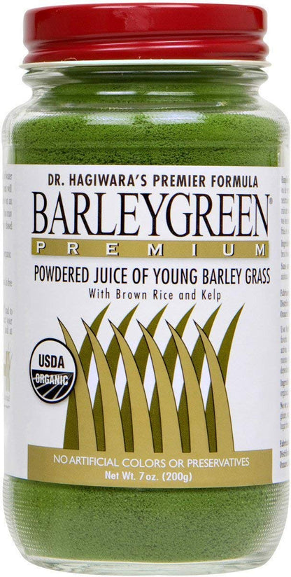 Barleygreen Premium Dr. Hagiwara's Organic Barley Grass with Kelp (6) Certified Organic by USDA