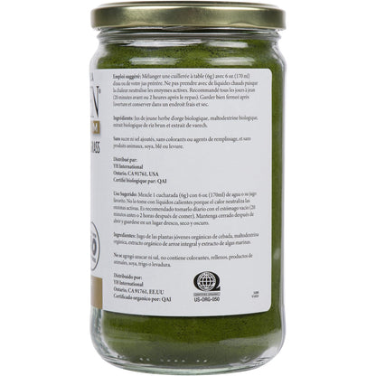 BARLEYGREEN Dr. Hagiwara's Original Premium with Kelp – Organic Barley Grass Juice Powder, 8.5 oz (240 g), 40 Servings