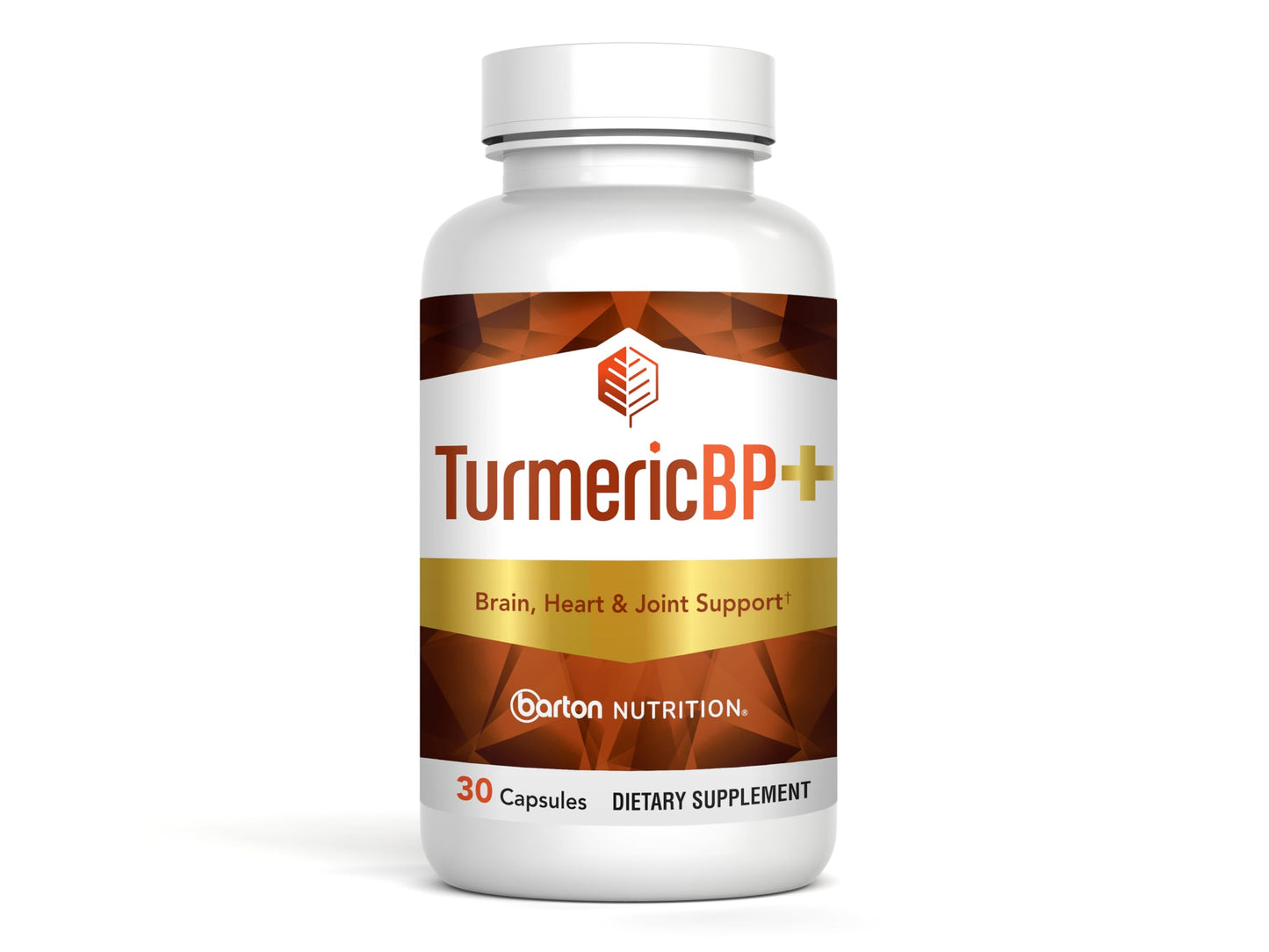 Barton Nutrition Turmeric BP+ – Turmeric Root Extract & Black Pepper – Doctor Formulated Joint Support