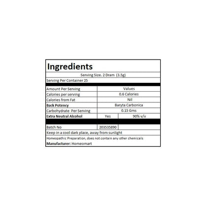 Homeomart Baryta Carbonica Pellets 200C – Pack of 3