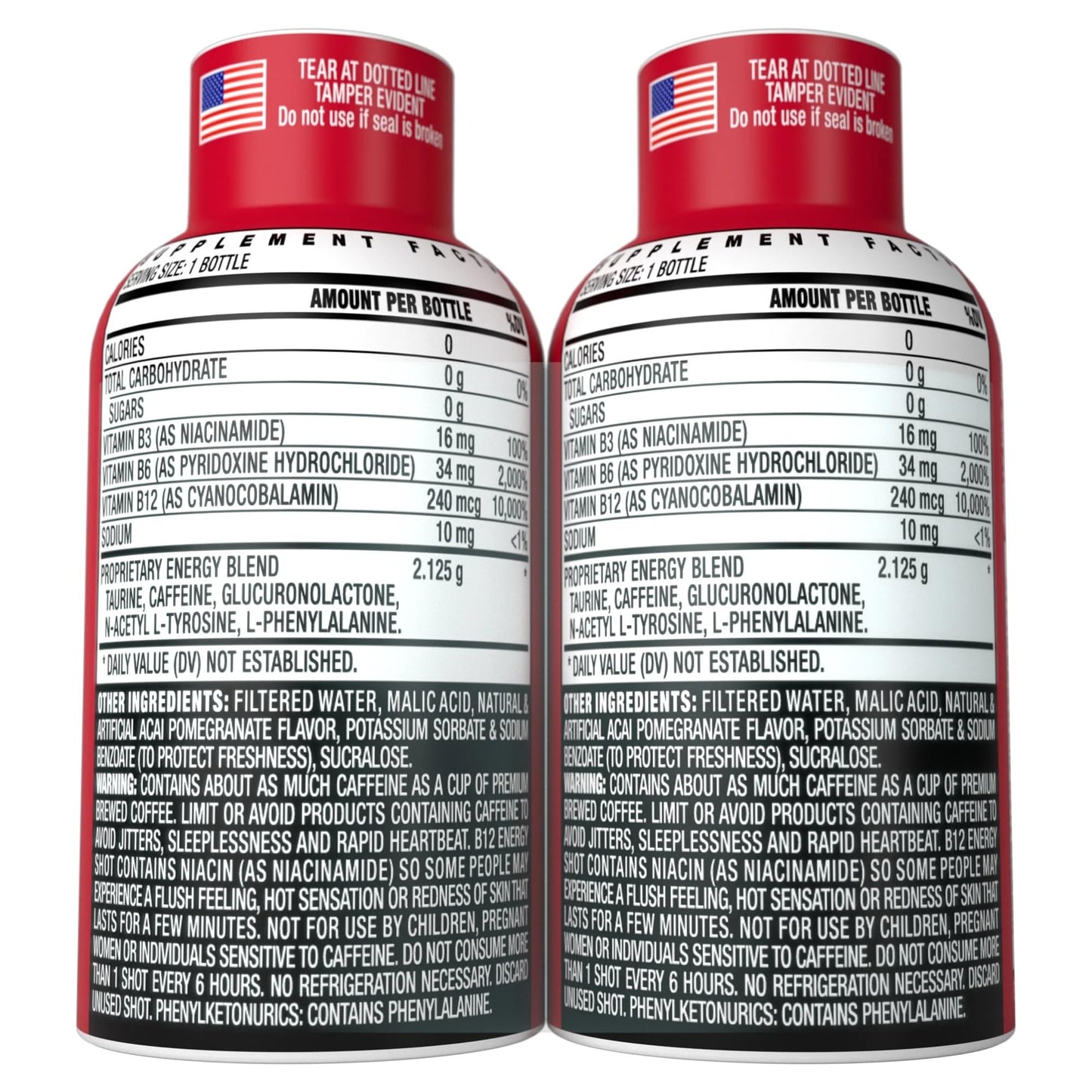 BASED BOX Stacker 2 Vitamin B Complex Energy Shots – Vegan B12 (10,000% DV), 2oz, Pack of 24