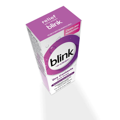 Bausch + Lomb Blink N Clean Dry Contacts Lens Drops – 0.5 fl oz