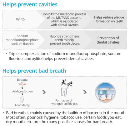 BC233 Korean Toothpaste Propolis Bees Dental Oral Care System – 7.05 oz x 3