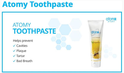 BC233 Korean Toothpaste Propolis Bees Dental Oral Care System – 7.05 oz x 3