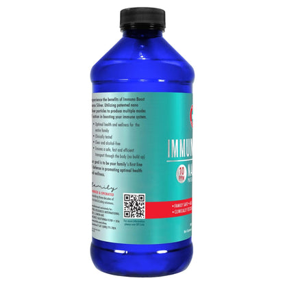 Be Smart Get Prepared Nano Silver Immuno Boost 16 oz – Immune Support, Gluten Free, Vegetarian, Made in USA