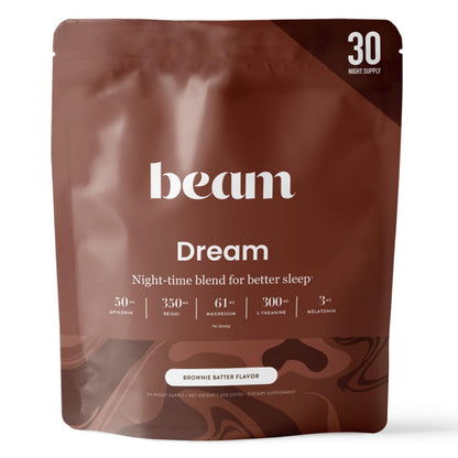 Beam Dream Sleep Powder – L-Theanine, Apigenin & Magnesium for Calm Sleep