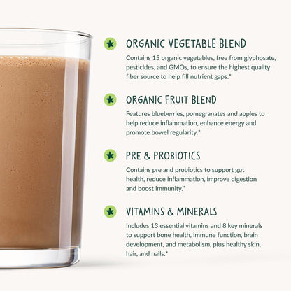 Beam Kids All in One Superfood Powder — Probiotics, Vitamins & Organic Greens