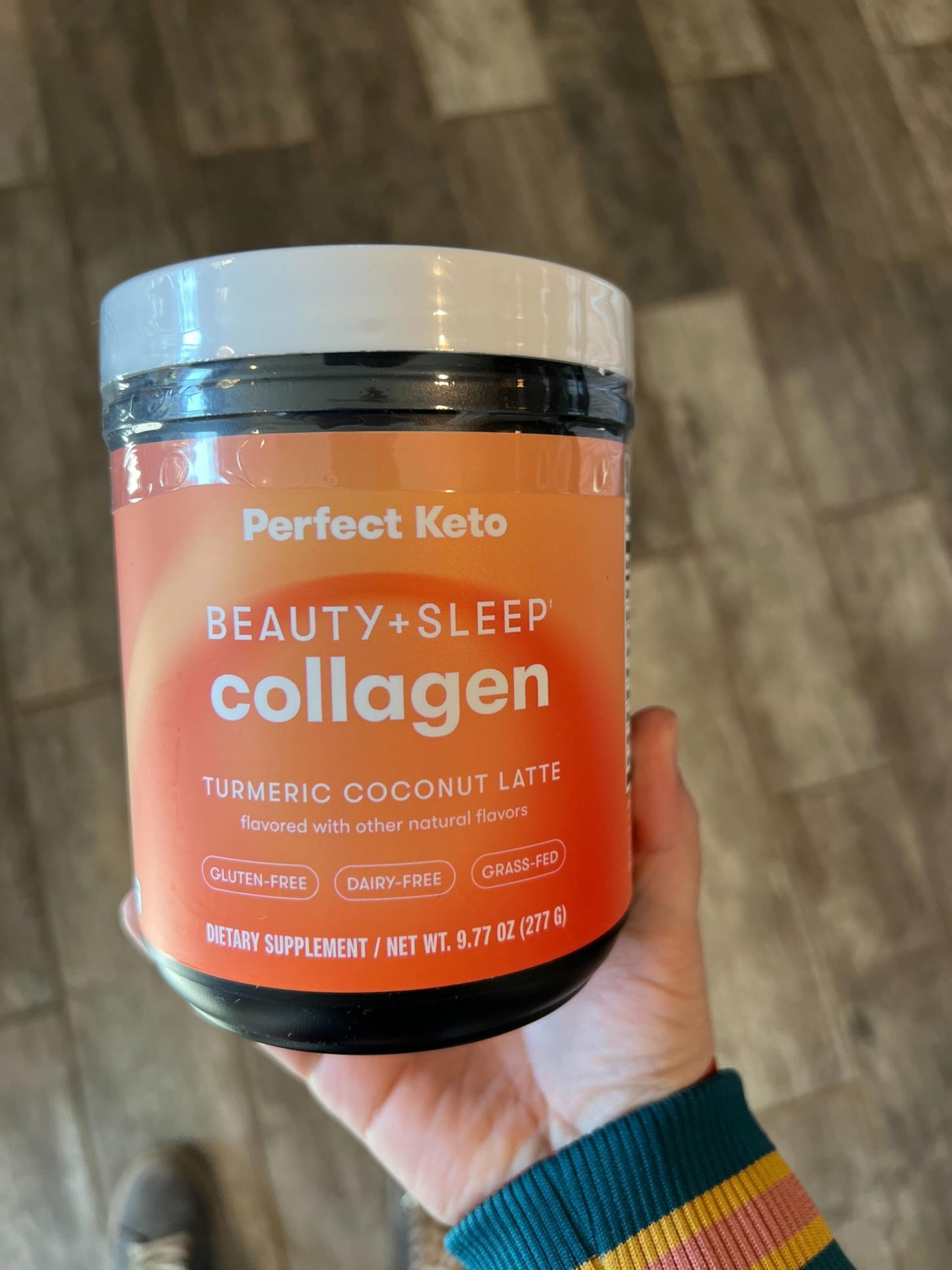 Beauty + Sleep Collagen Protein Powder – Turmeric Coconut Latte | Perfect Keto