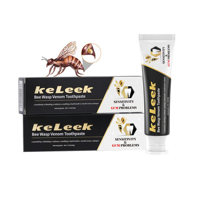 Bee Wasp Venom Toothpaste 2-Pack – Bleeding Gums, Gingivitis & Sensitive Teeth (3.7 oz)