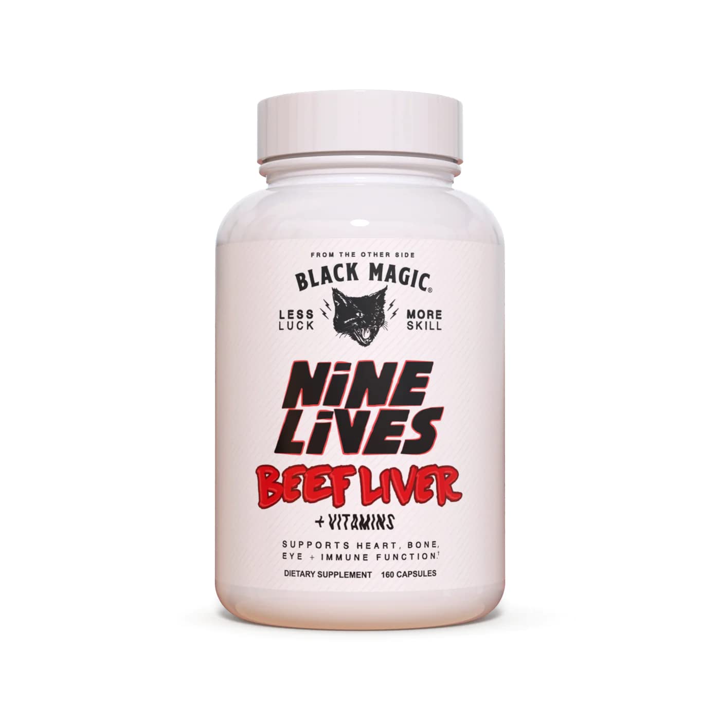 Beef Liver Capsules 2000mg | Nine Lives Liver Supplement
