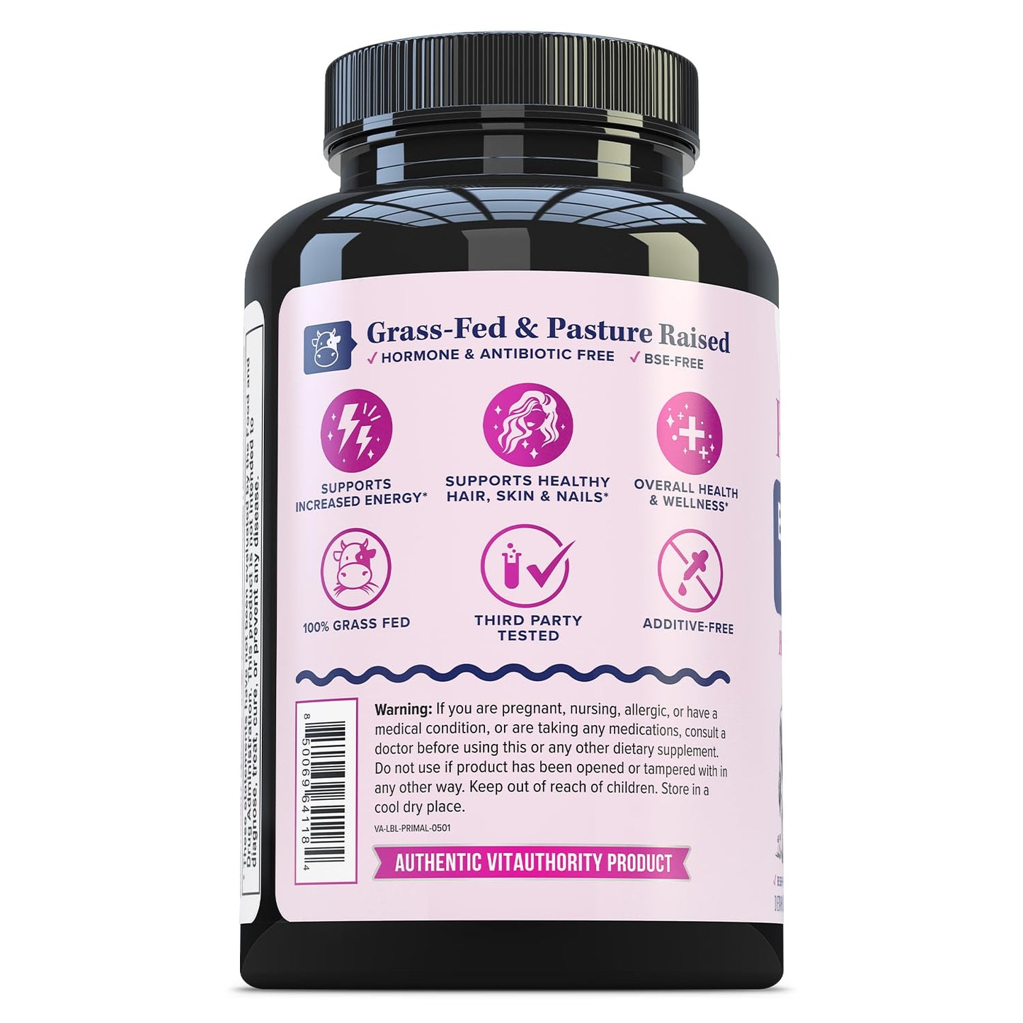 Beef Organ Supplement for Women | Grass-Fed NZ Bovine, 7 Organs, 30 Servings