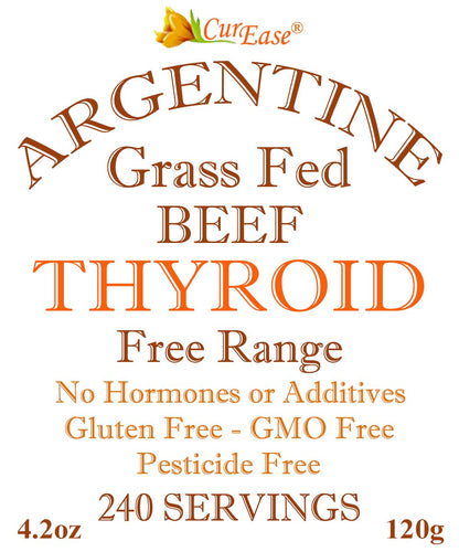 Beef Thyroid Powder – Grass-Fed & Finished Argentine (4.2 oz)