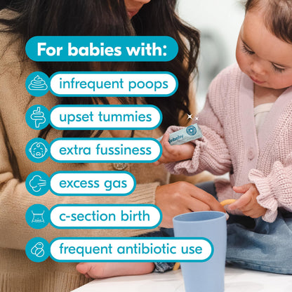 BeginBaby Prebiotics & Probiotics for Infants (0-12 Months) | Begin Health, 28-Pack Unflavored