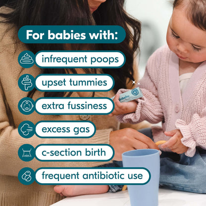 BeginBaby Prebiotics & Probiotics for Infants (0-12 Months) | Begin Health, 28-Pack Unflavored