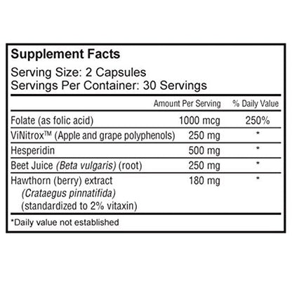 Bel Marra Health NOx Booster – ViNitrox, Hesperidin & Hawthorn