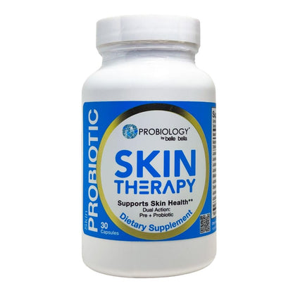 belle+bella Probiotic Skin Therapy - Dual Action Probiotic & Prebiotic, 30 Caps
