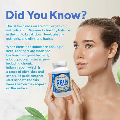 belle+bella Probiotic Skin Therapy - Dual Action Probiotic & Prebiotic, 30 Caps