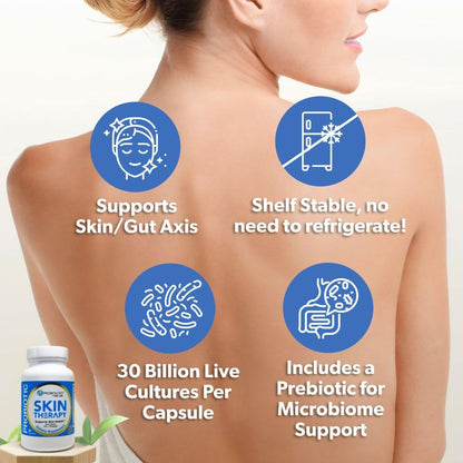 belle+bella Probiotic Skin Therapy - Dual Action Probiotic & Prebiotic, 30 Caps