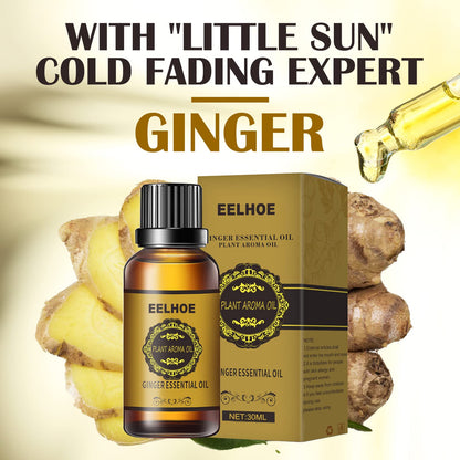 3 Pcs Belly Drainage Ginger Oil – Promote Blood Circulation & Metabolism (90 ML)