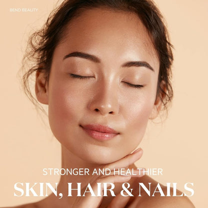 Bend Beauty Marine Collagen + Co-Factors – Unflavored Collagen Powder for Skin, Hair & Nails