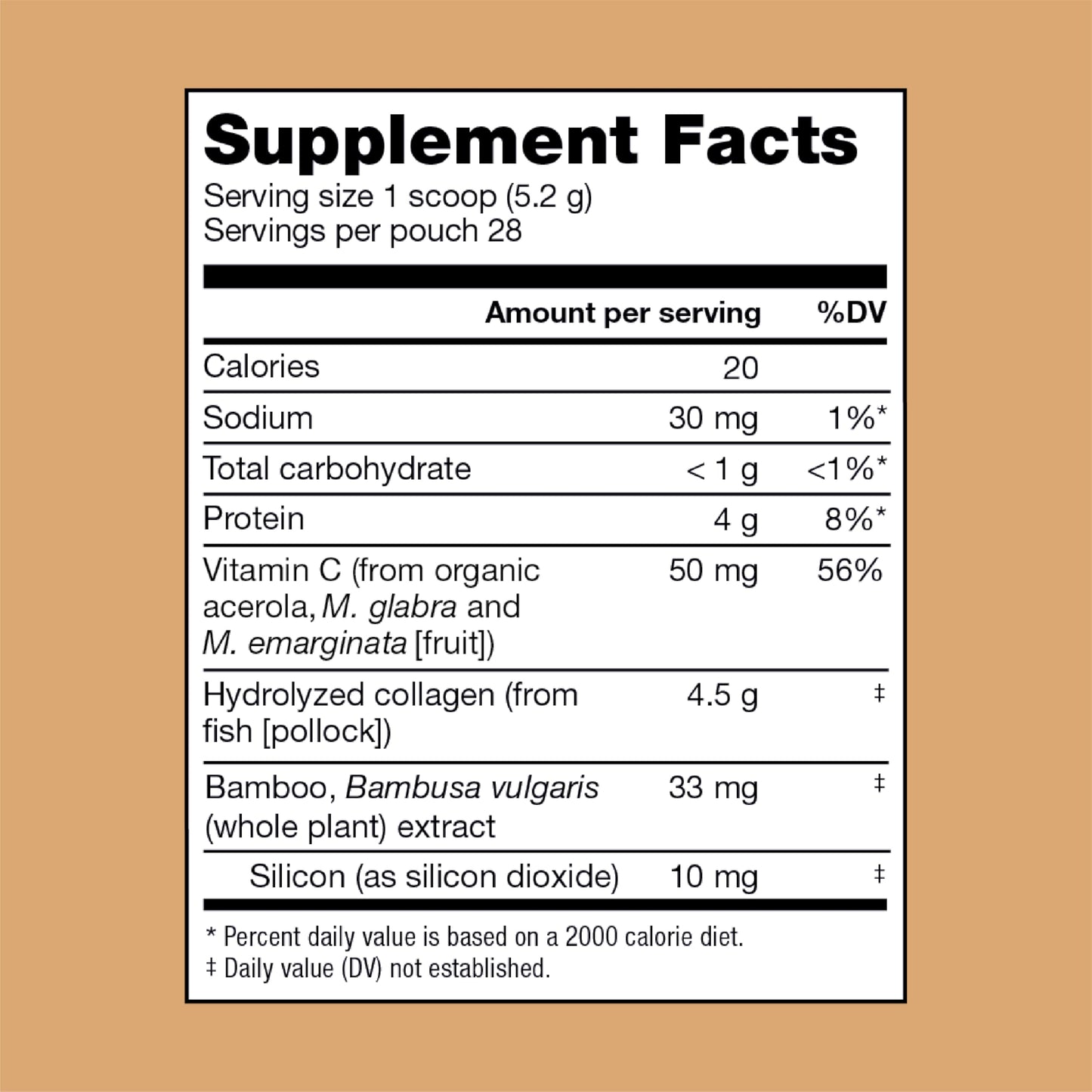 Bend Beauty Marine Collagen + Co-Factors – Unflavored Collagen Powder for Skin, Hair & Nails