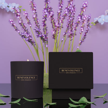 Benevolence LA Lavender Mint Sage Soy Candle | 8oz | Holiday Home Fragrance