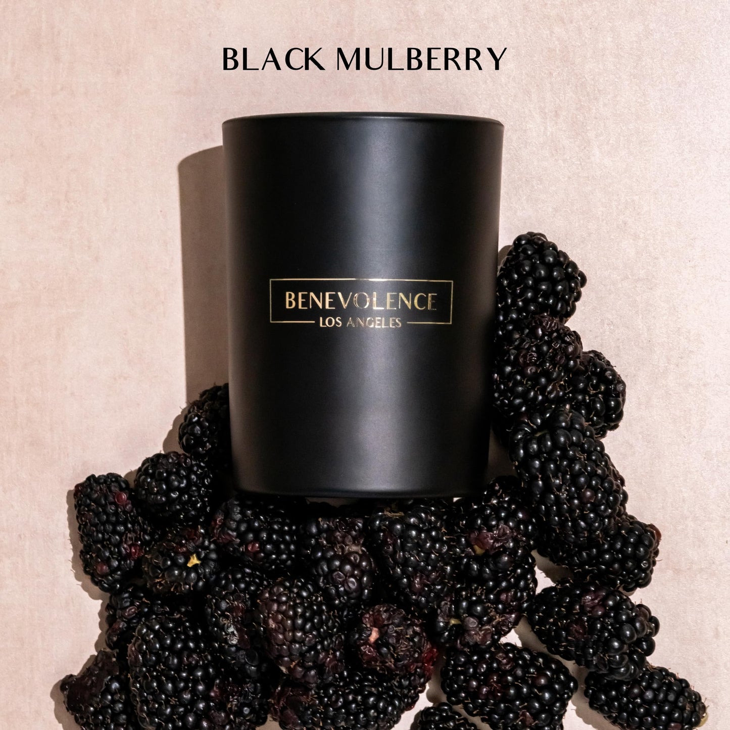 Benevolence LA Black Berries Baies Scented Candle – 10oz Soy Wax