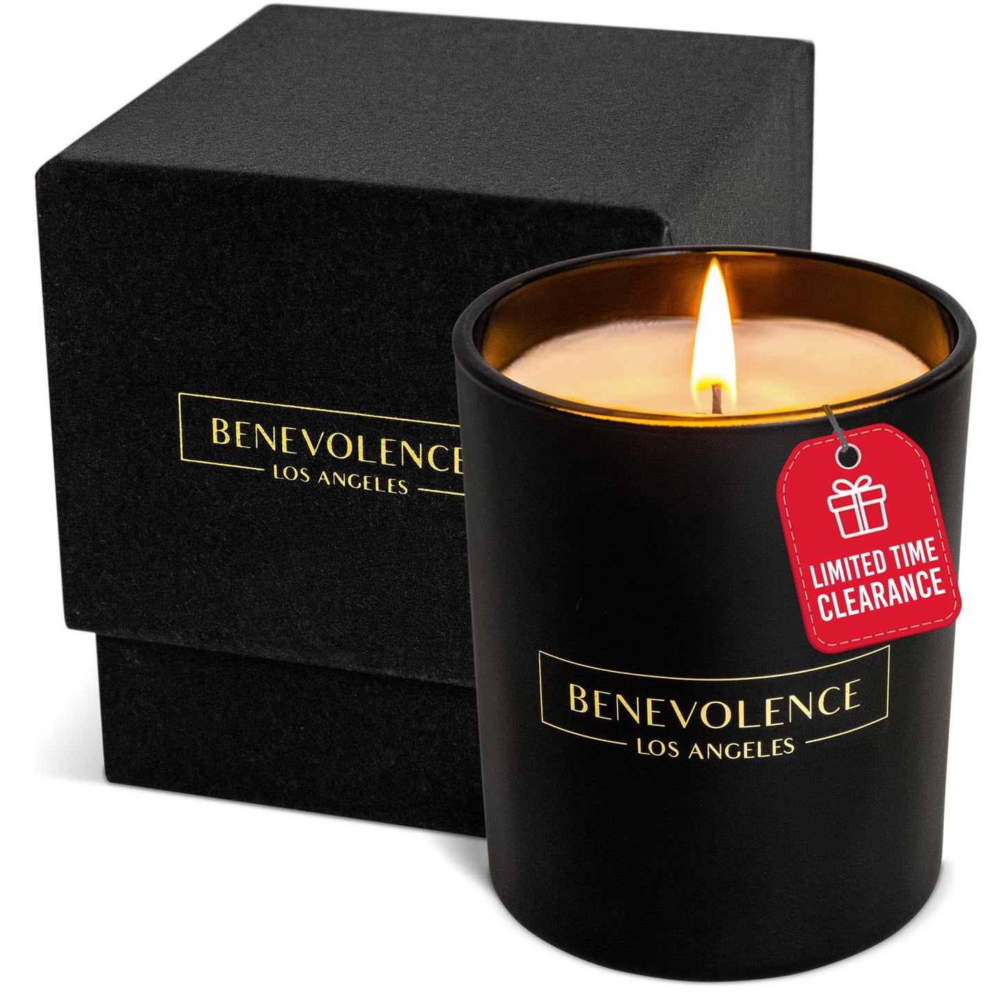 Benevolence LA Clearance Bergamot & Jasmine Soy Candle 6oz