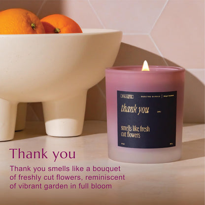 Benevolence LA Thank You Candles – 10 oz, 40-50h Burn | Fall Candles, Appreciation Gifts