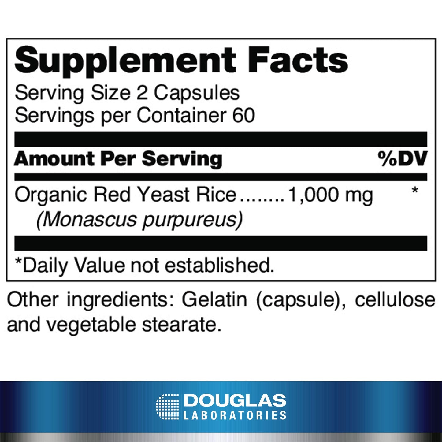 Douglas Laboratories Beni Koji Red Yeast Rice | Fermented Red Rice for Healthy Lipid Metabolism | 120 Capsules