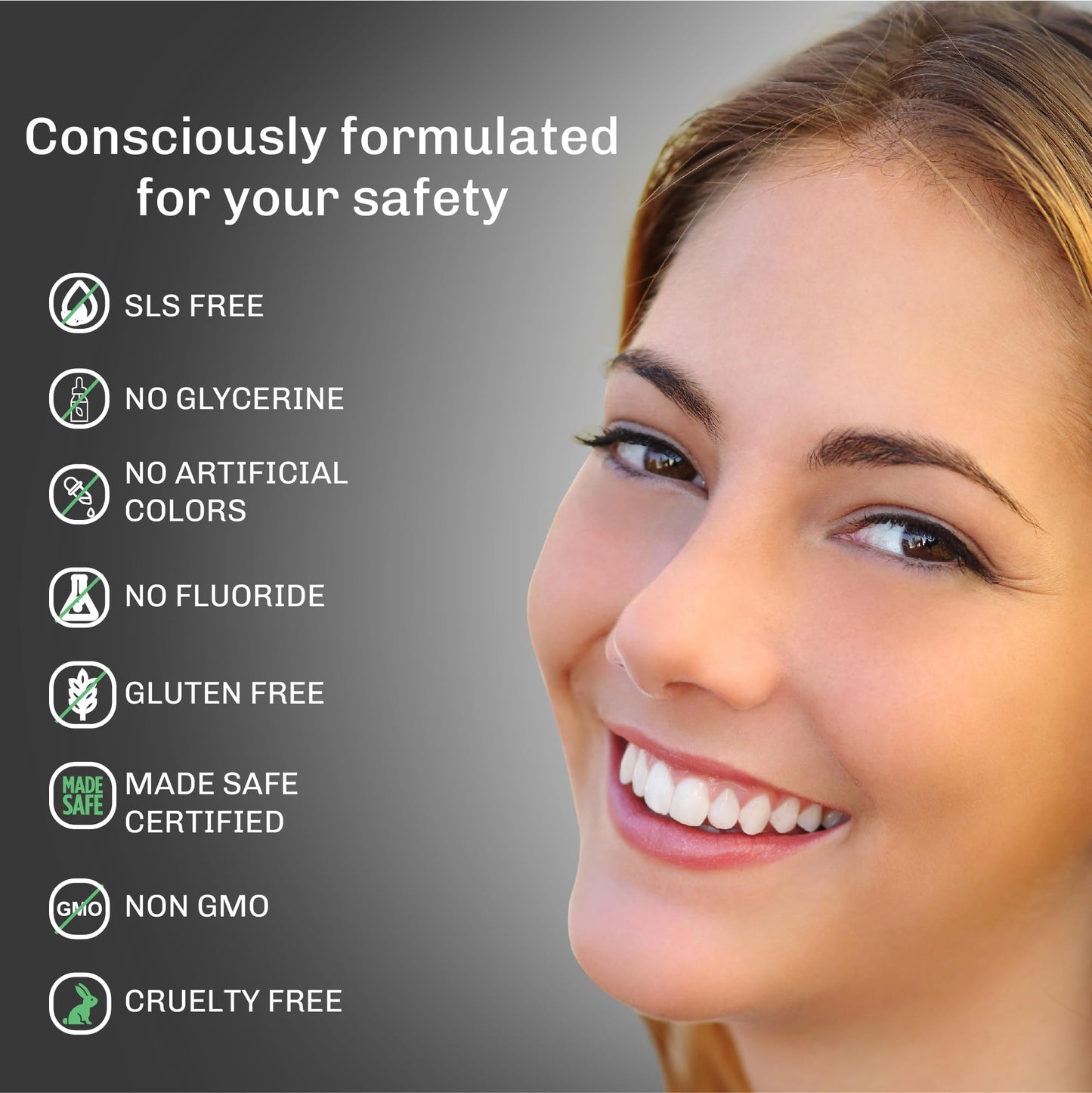 BENTODENT Charcoal Toothpaste – Natural Whitening, SLS & Fluoride Free, Vegan