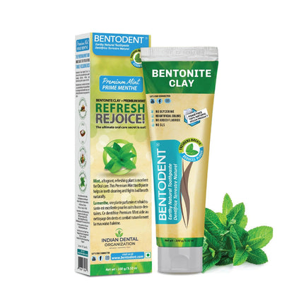 Bentodent Fluoride Free Mineral Toothpaste with Bentonite & Oil Pulling