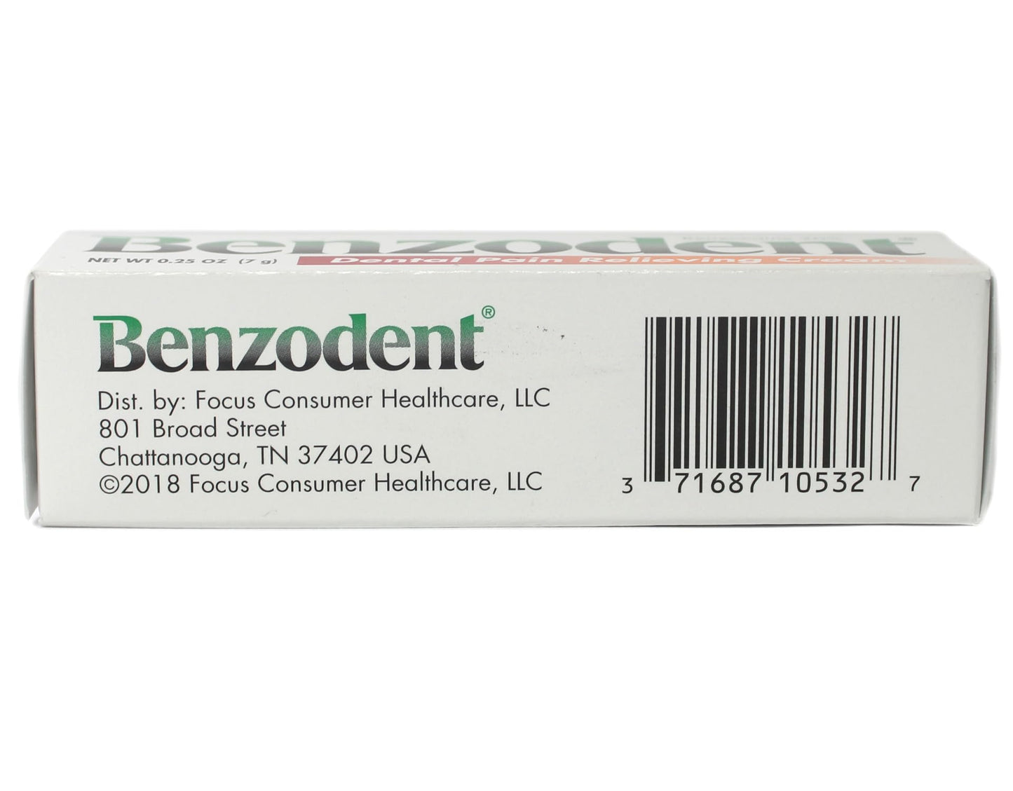 Benzodent Dental Pain Relieving Cream for Dentures & Braces – 0.25 oz Tube (Pack of 3)