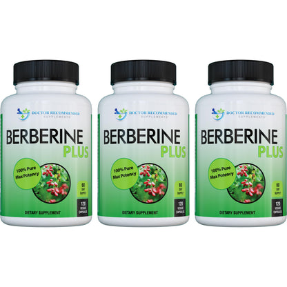 Berberine Plus 1200mg | 120 Veggie Capsules | Doctor Recommended Supplements