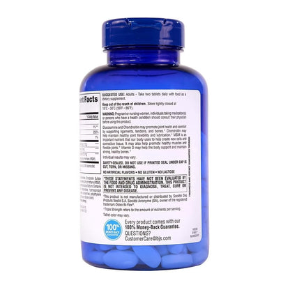 Berkley Jensen Glucosamine Chondroitin MSM – Triple Strength Joint Support, Vitamin D3, 200 Count – NSF Certified