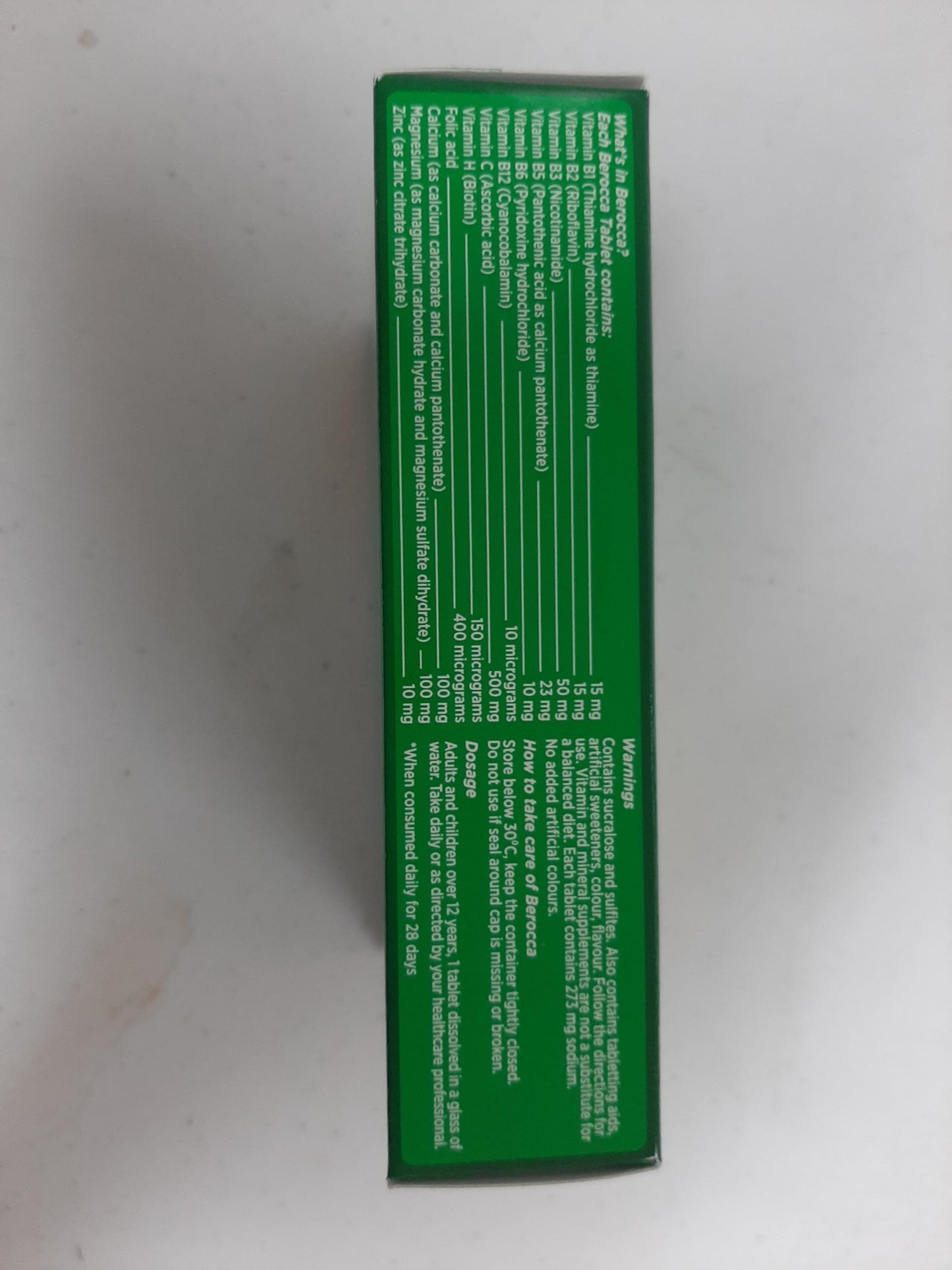 Berocca Energy Mango-Orange Flavor Effervescent Tablets – Vitamin B & C, 45 Count