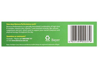 Berocca Performance Celebration Pack - 60-Count Effervescent Tablets (Limited Edition)