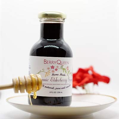 Berryqueen Organic Elderberry Syrup – Immunity Booster (8 oz)