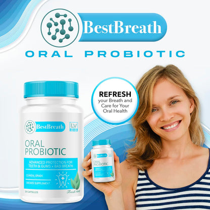 1 Pack Best Breath Oral Probiotic – 30 Capsules (1 Month Supply)
