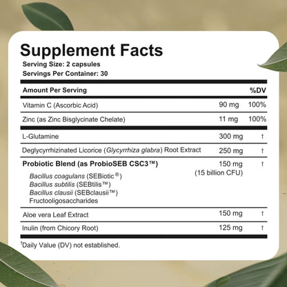 Best Days Formula | 5-in-1 Gut Support with Soil-Based Probiotics | Law Of Nature | 60 Capsules